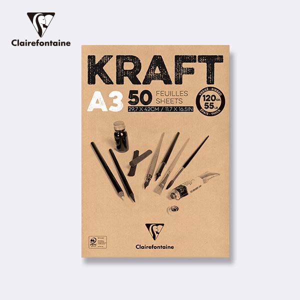 Clairefontaine克萊方丹 KRAFT牛皮紙速繪本