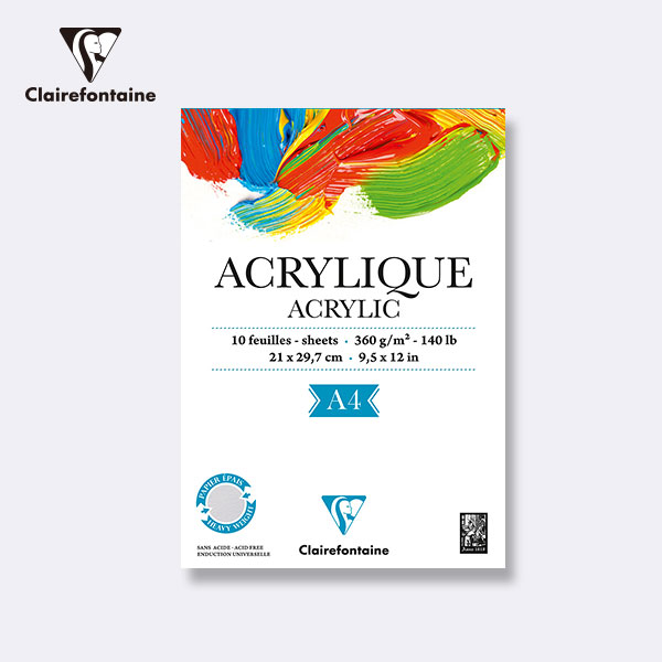 Clairefontaine克萊方丹 Acrylic 壓克力專用畫紙