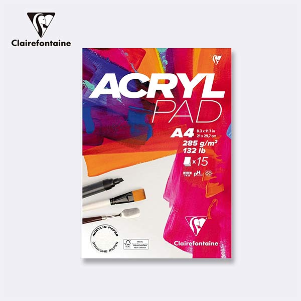 Clairefontaine克萊方丹 Acrylic 壓克力專用畫紙285g