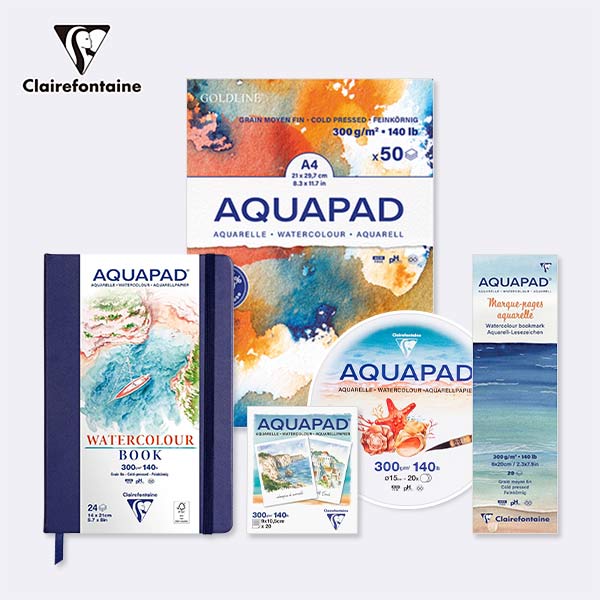 Clairefontaine克萊方丹 AQUAPAD水彩紙本
