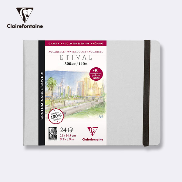 Clairefontaine克萊方丹 Etival系列 木漿水彩紙本