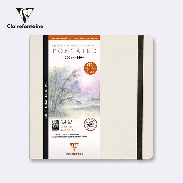 Clairefontaine克萊方丹 FONTAINE方丹系列 純棉水彩紙本