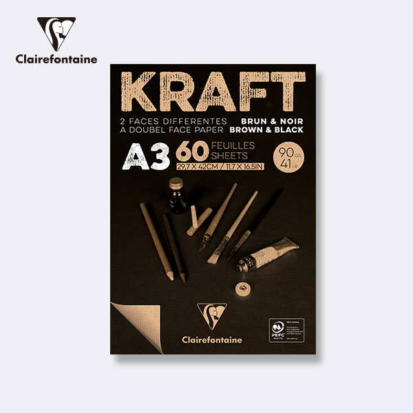 Clairefontaine克萊方丹 KRAFT牛皮紙速繪本