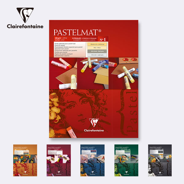 Clairefontaine克萊方丹 Pastelmat 彩色砂卡紙