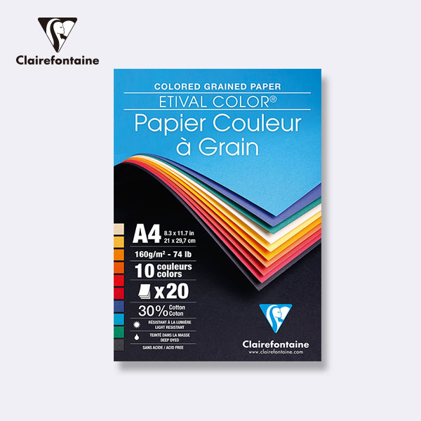 Clairefontaine克萊方丹 Pastelmat 彩色砂卡紙