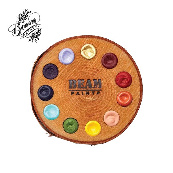 Beam Paints手工水彩 Paintstones 顏石 木盤組