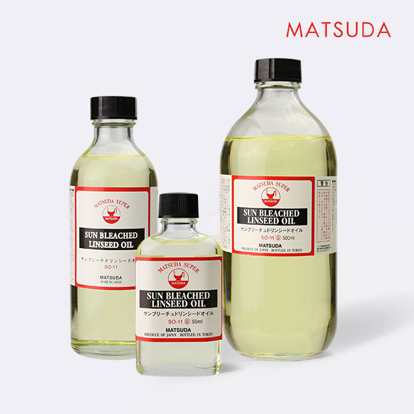MATSUDA松田 油畫媒介系列 S11 日曬漂白亞麻仁油