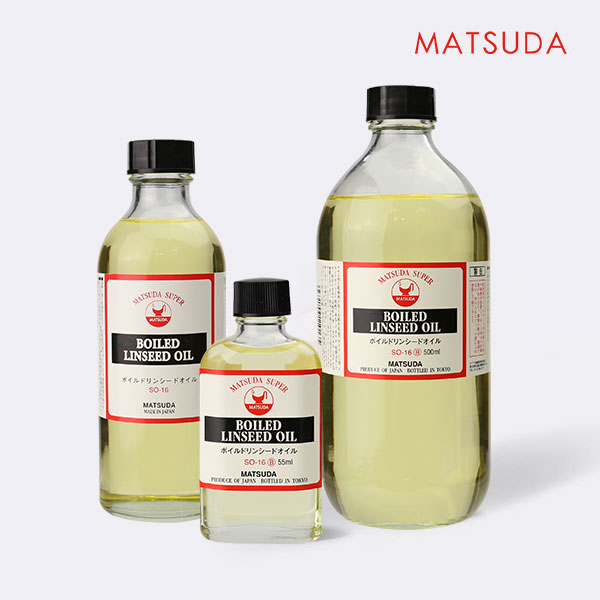 MATSUDA松田 油畫媒介系列 S16 熟煉亞麻仁油